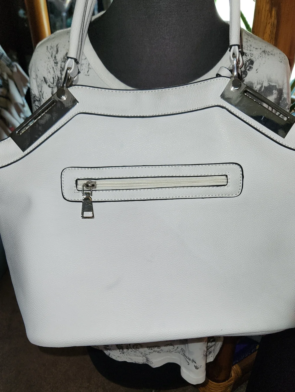 Black Rivet Shoulder Bag